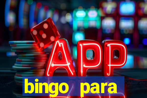 bingo para despedida de solteira para imprimir